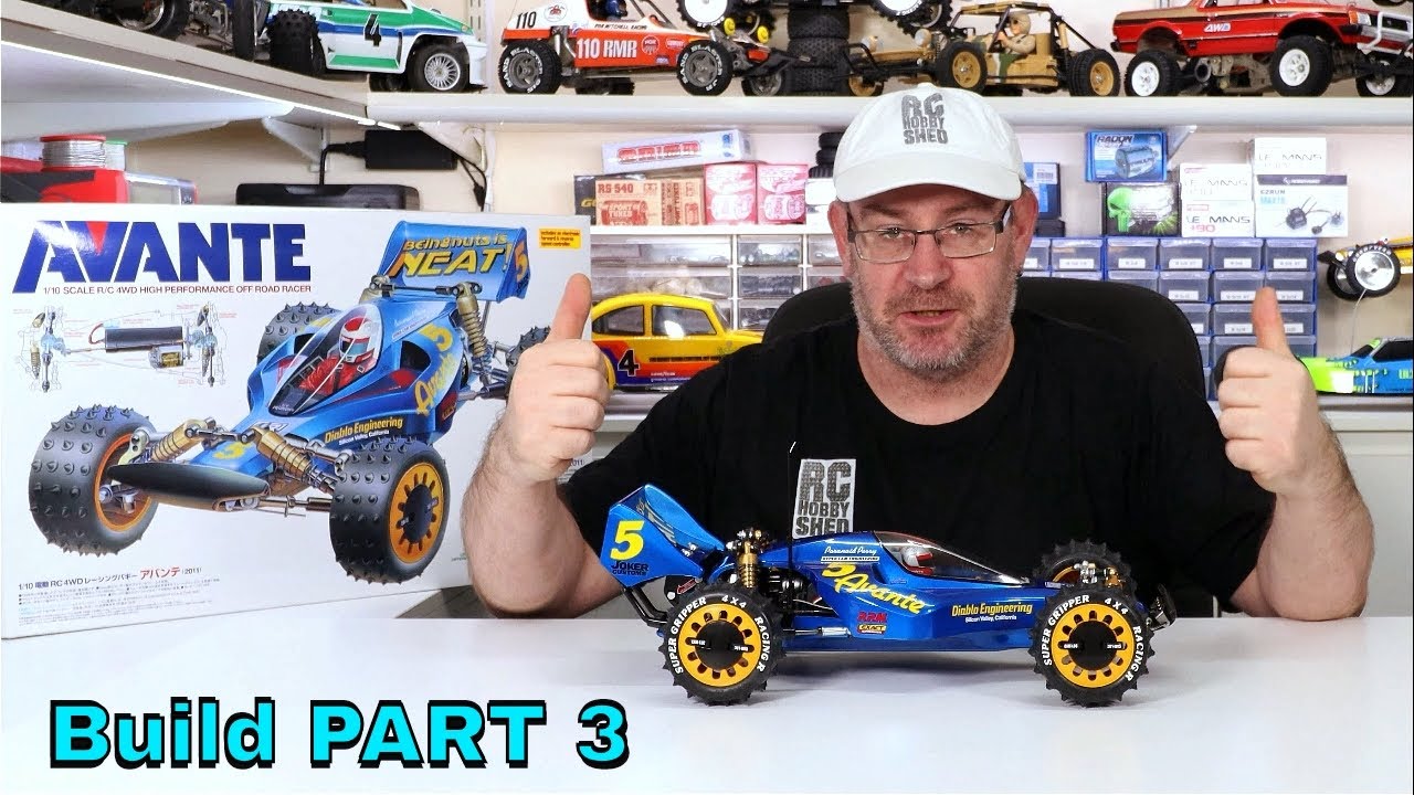 Tamiya Avante 2011 Build - Part 3/Series Finale | Painting Driver & Fitting Electrics