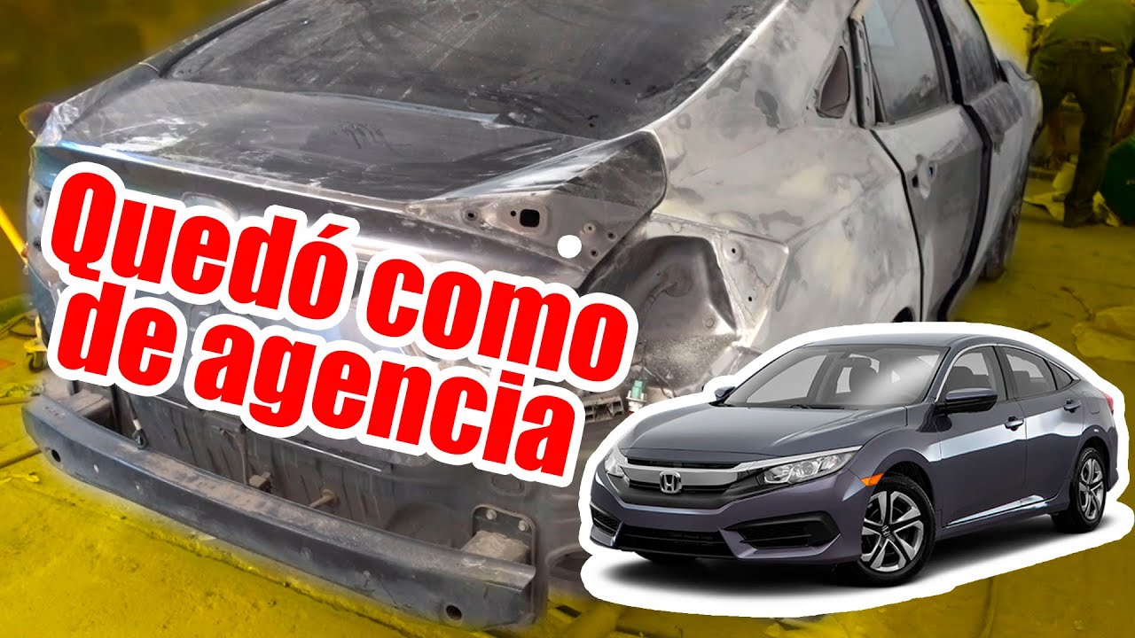 Restauración Civic 2016 / Reparación de Lienzo Lateral | Marco MAAP Carshop