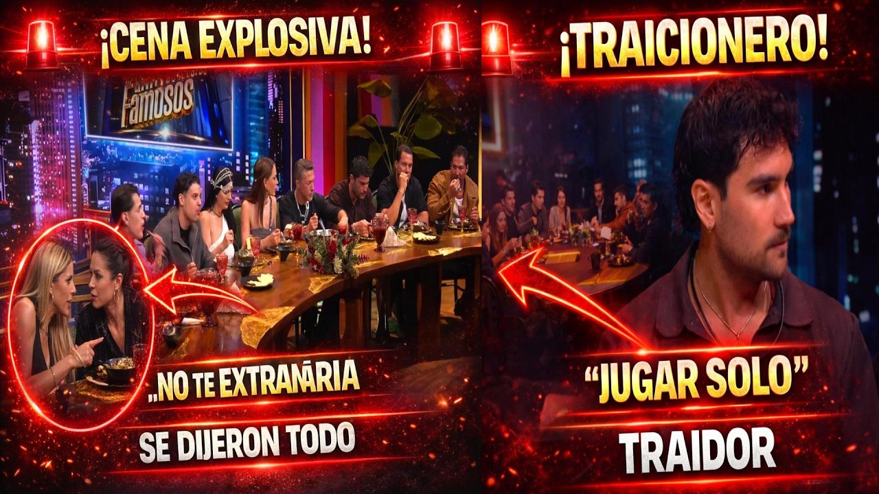 TODO LO QUE PASO EN LA CENA DE NOMINADOS EXPLOTO TODO EN LA CASA DE LOS FAMOSOS 6 EN VIVO