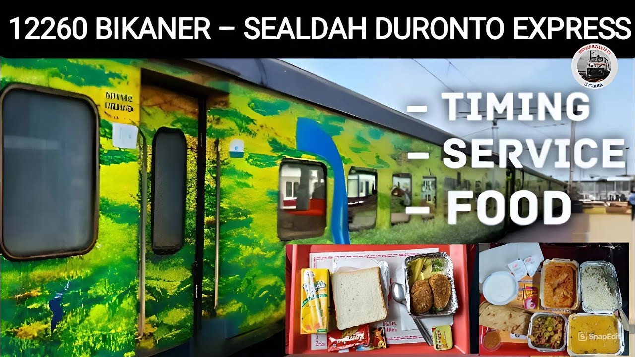 12260 Duronto Express Bikaner to Sealdah 🚆 2025 | Full Journey, Food, Inside View | Indian Railways