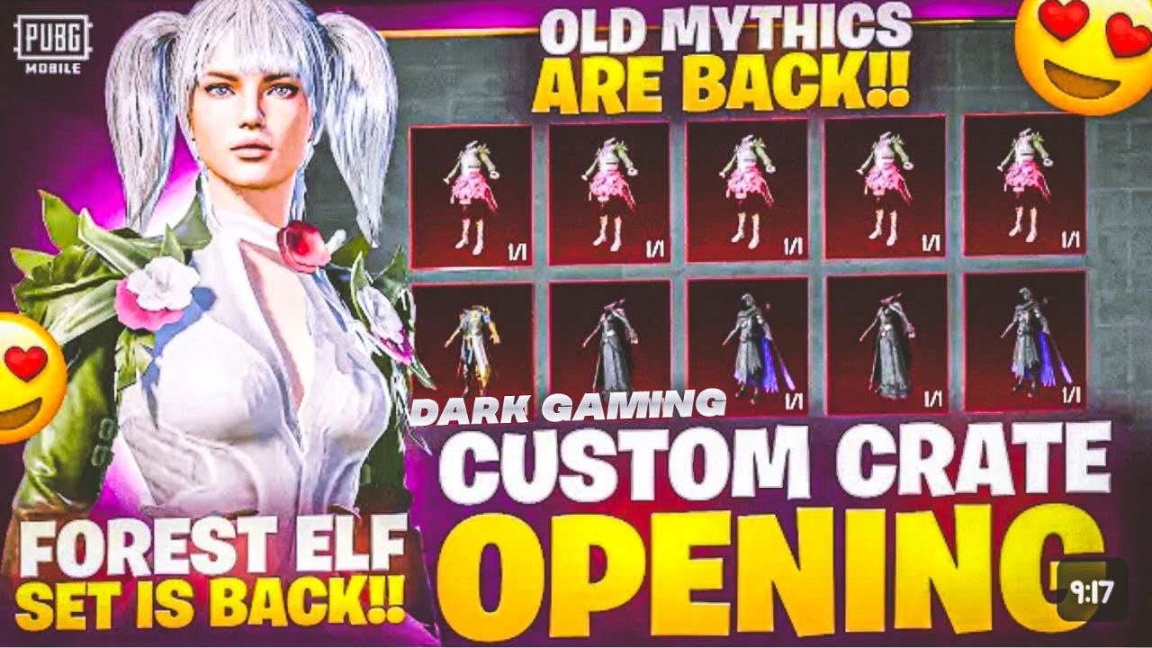 😱OLD MYTHICS BACK CUSTOM CRATE OPENING