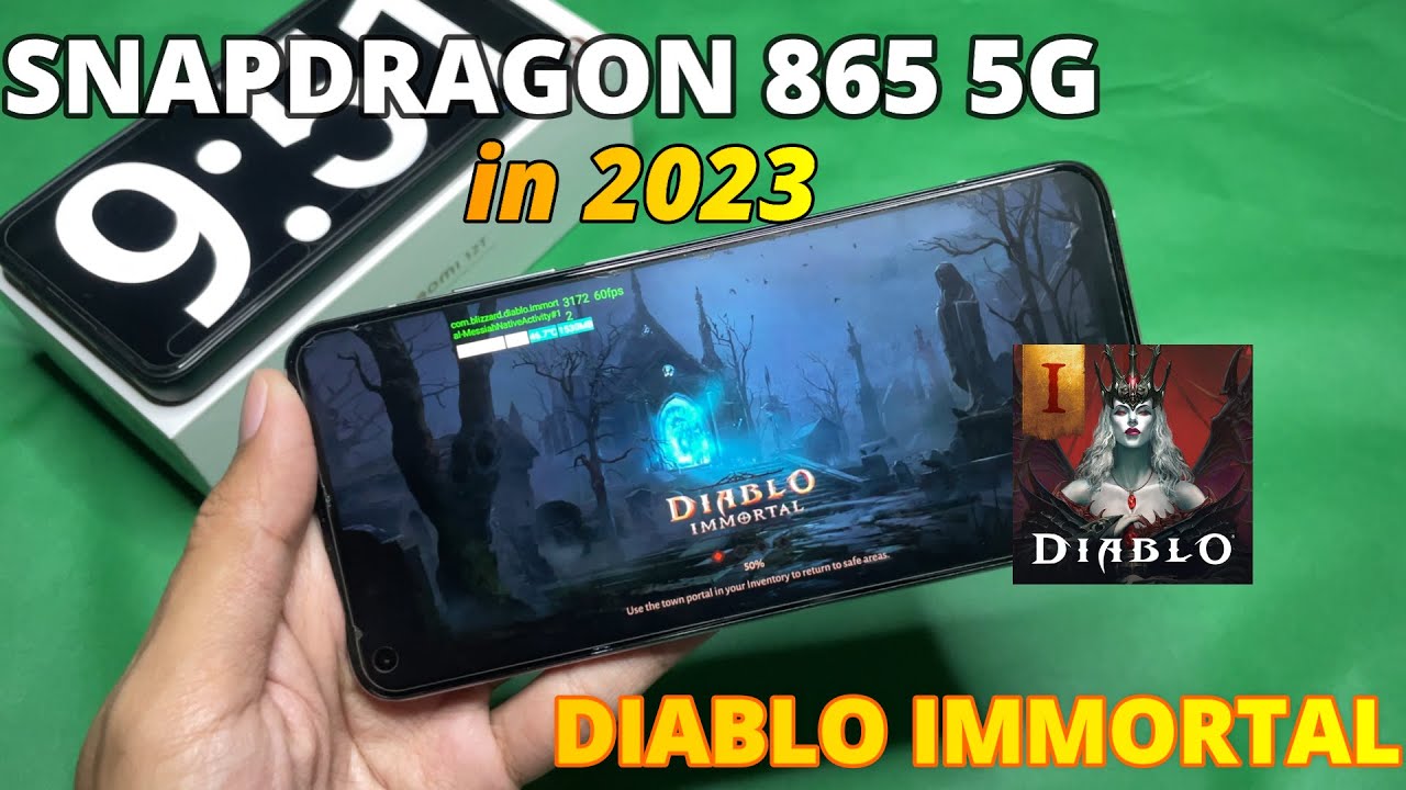 Snapdragon 865 5G in 2023 | Diablo Immortal | Xiaomi Mi 10T 5G | Gaming Test