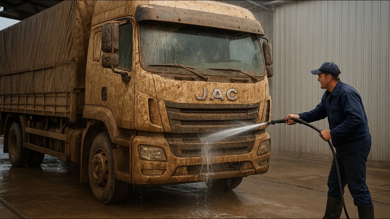 Ultimate Truck Wash: Transforming Dirty Rigs To Shiny Machines!