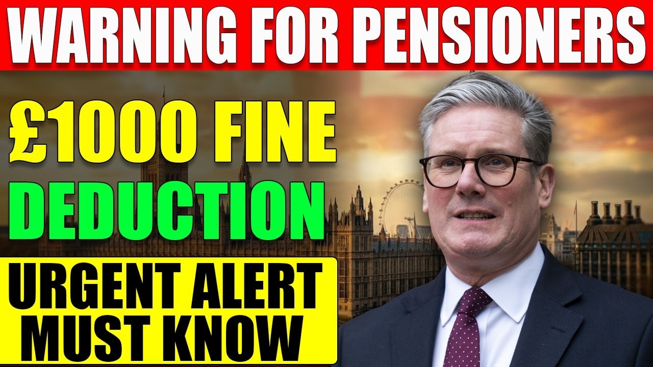 &pound;1000 Fine Warning for Pensioners | Alert|