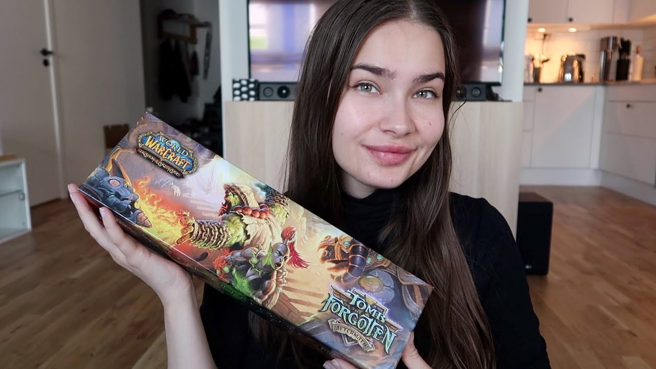 ASMR Unboxing World of Warcraft TCG Tomb of the Forgotten