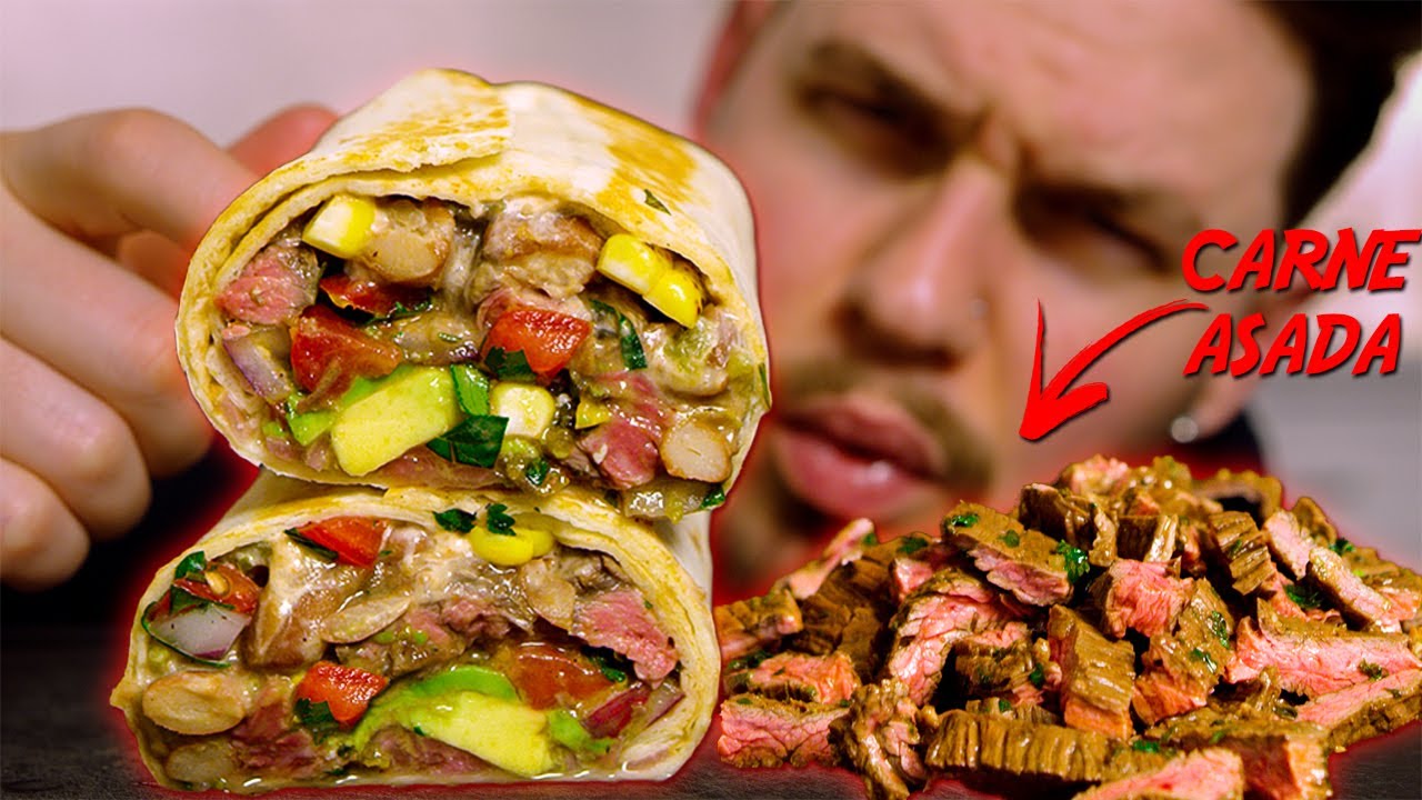 ULTIMATE CARNE ASADA BURRITO! 🔥 (INSANE FLAVOR!!)