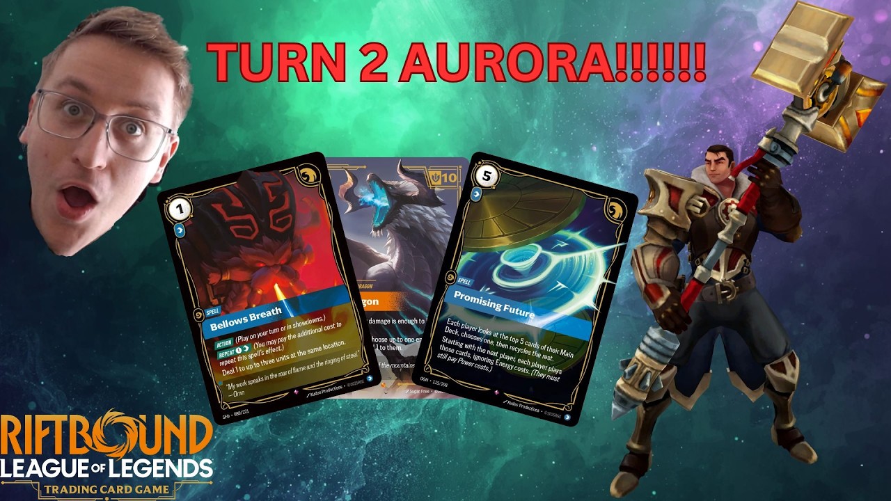 JAYCE AURORA IS TURBO BROKEN!!!!! - Riftbound Vendetta Gameplay