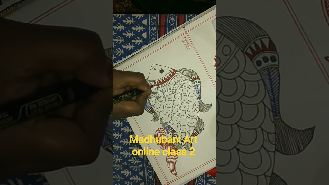 Madhubani Art online class 2 