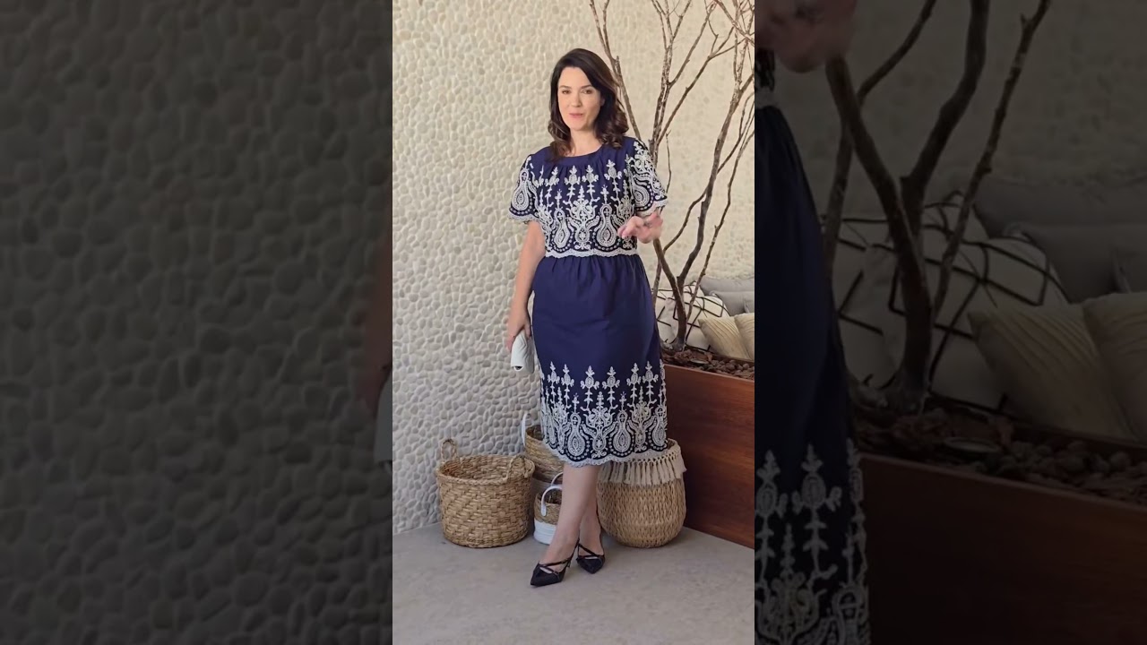 3 VESTIDOS LINDOS E ELEGANTES MODA CRIST&Atilde; DONA CHARME #shorts