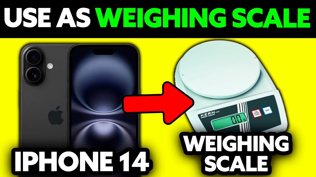 How To Use iPhone 14 as Weighing Scale? (2025)