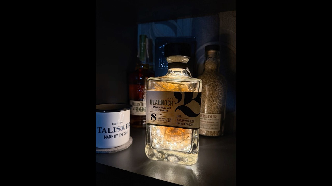 Ліхтар своїими руками з пляшки віскі Bladnoch  #bar #handmade #homebar #whisky #whiskey
