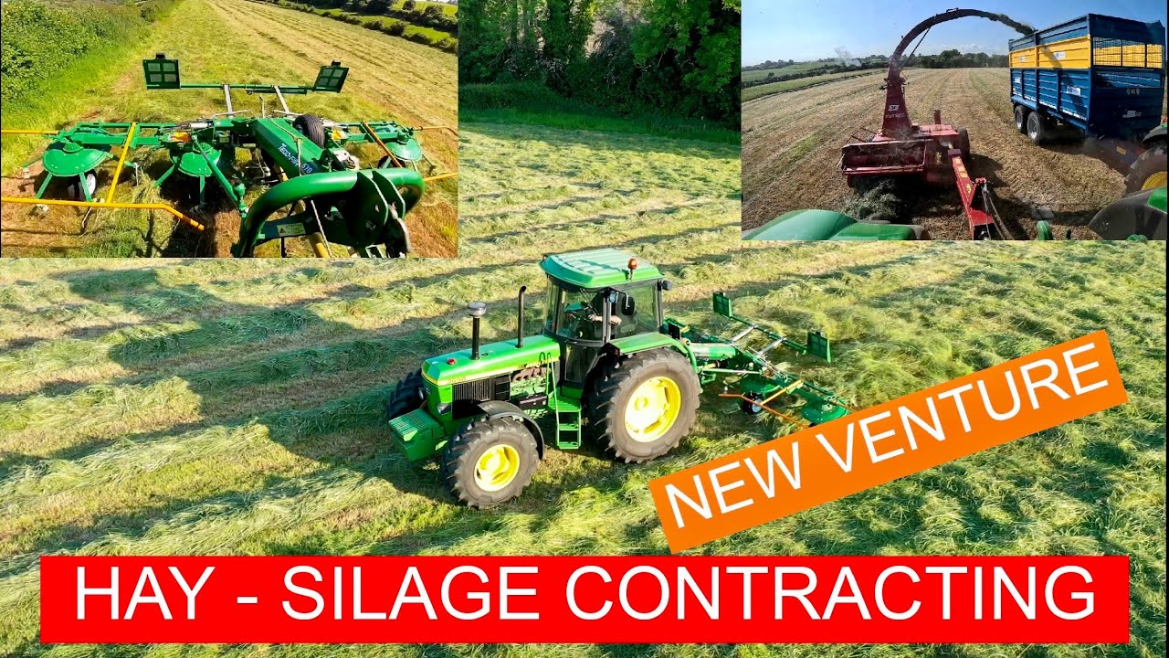 HAY - SILAGE CONTRACTING VENTURE UP IN SMOKE ?  JF900 GOES ON FIRE 🔥