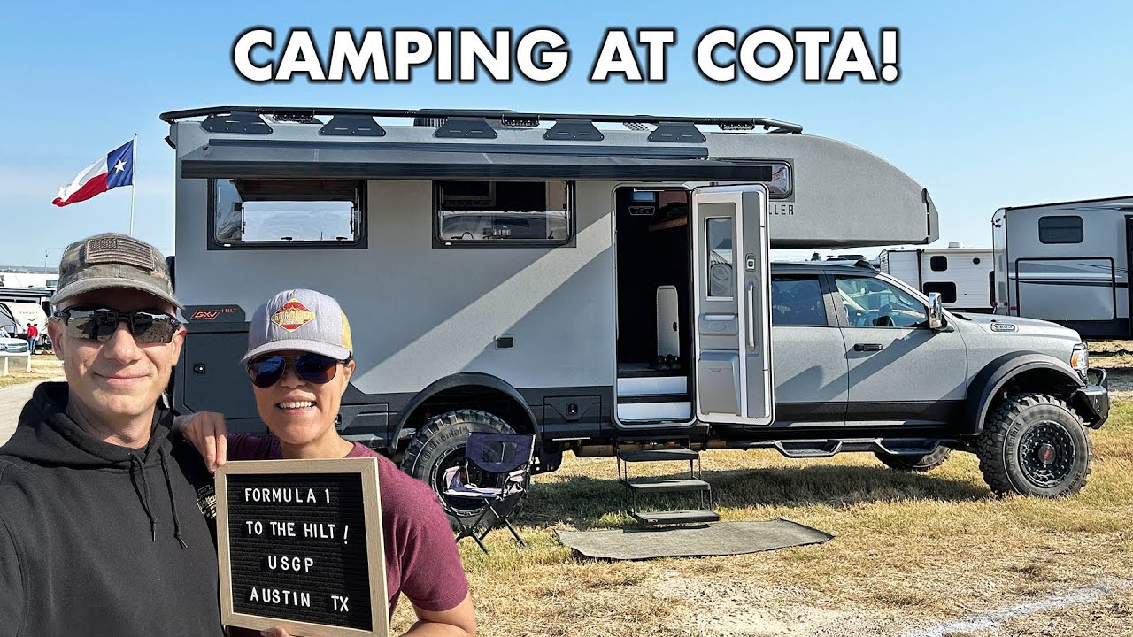 Trackside F1 Camping in the Ultimate RV | Circuit of the Americas USGP