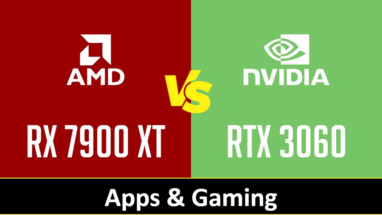 AMD Radeon RX 7900 XT vs nVidia GeForce RTX 3060 - Apps & Gaming (Core i9 13900K)