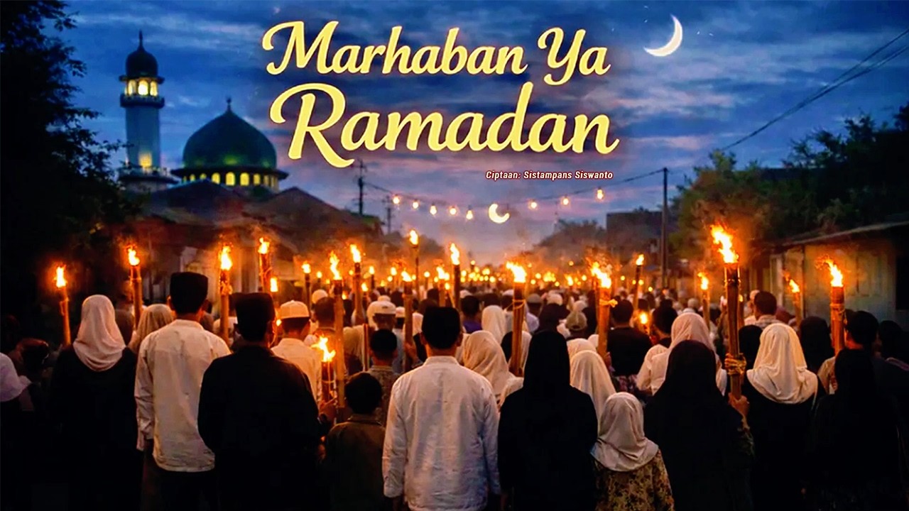 Marhaban Ya Ramadan - Lagu Religi AI Penyejuk Hati | Nasyid Qolbu