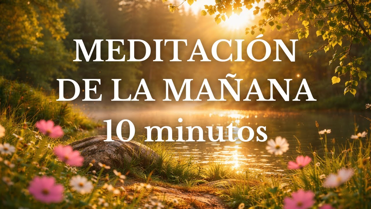 ☀️ Meditación Guiada para Empezar el Día FELIZ y Positivo || Meditación de la Mañana 10 minutos ☀️