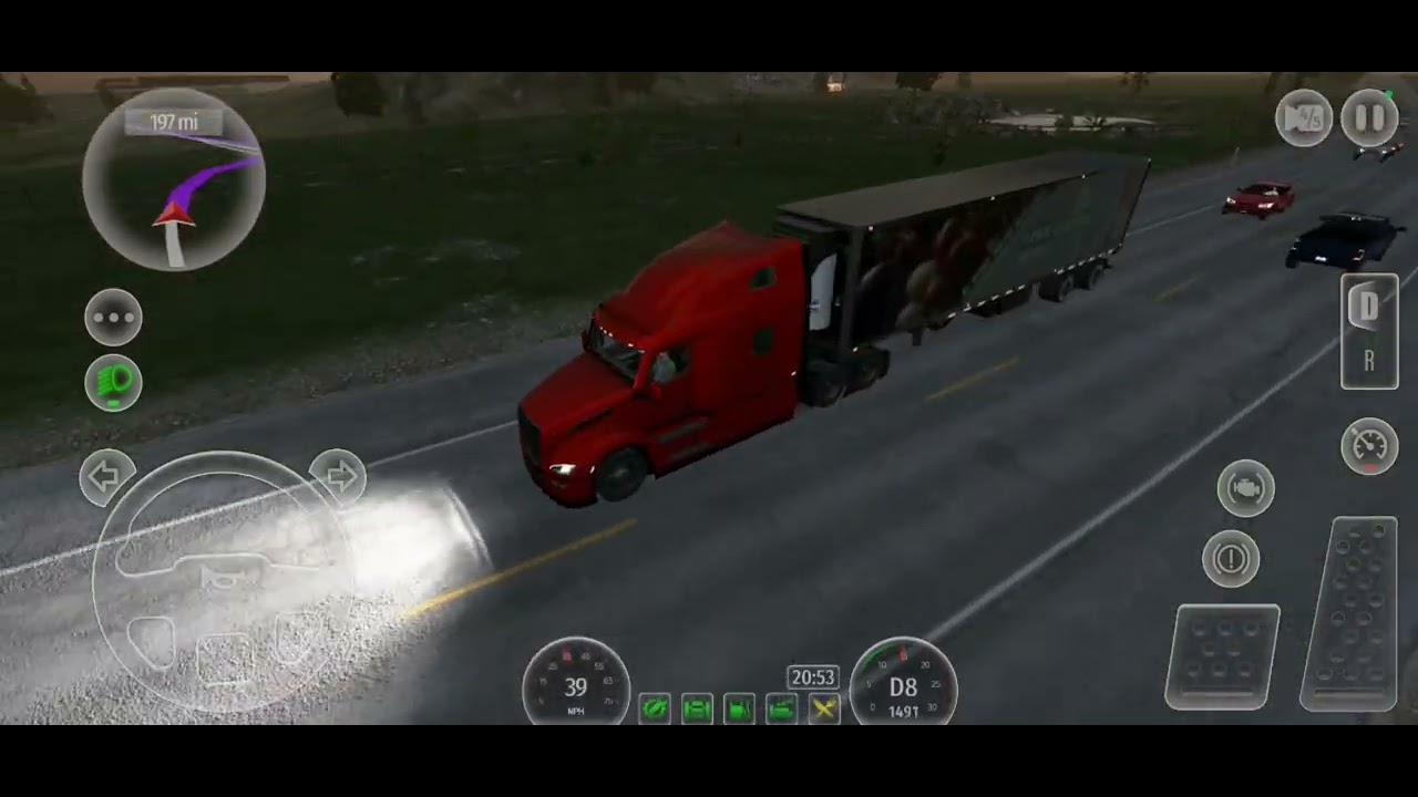 TRUCK SIM USA 2X - jízdy tracku