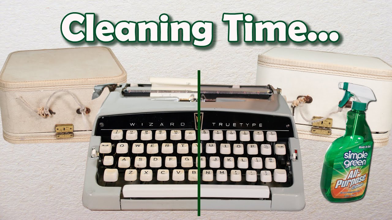 Весенняя уборка моих пишущих машинок (SIMPLE GREEN CLEAN)