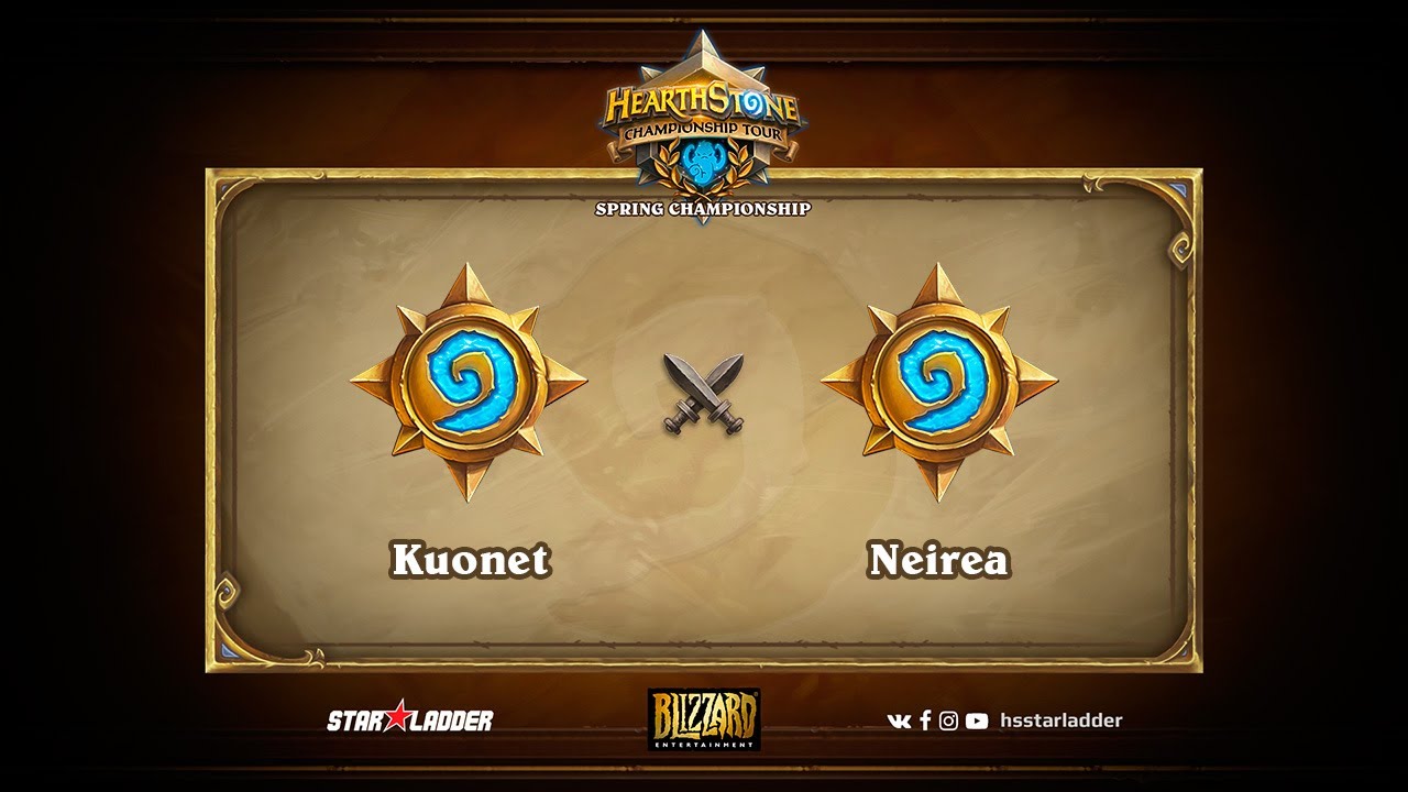 Kuonet vs Neirea, 1/4, Hearthstone Championship Tour Spring 2017