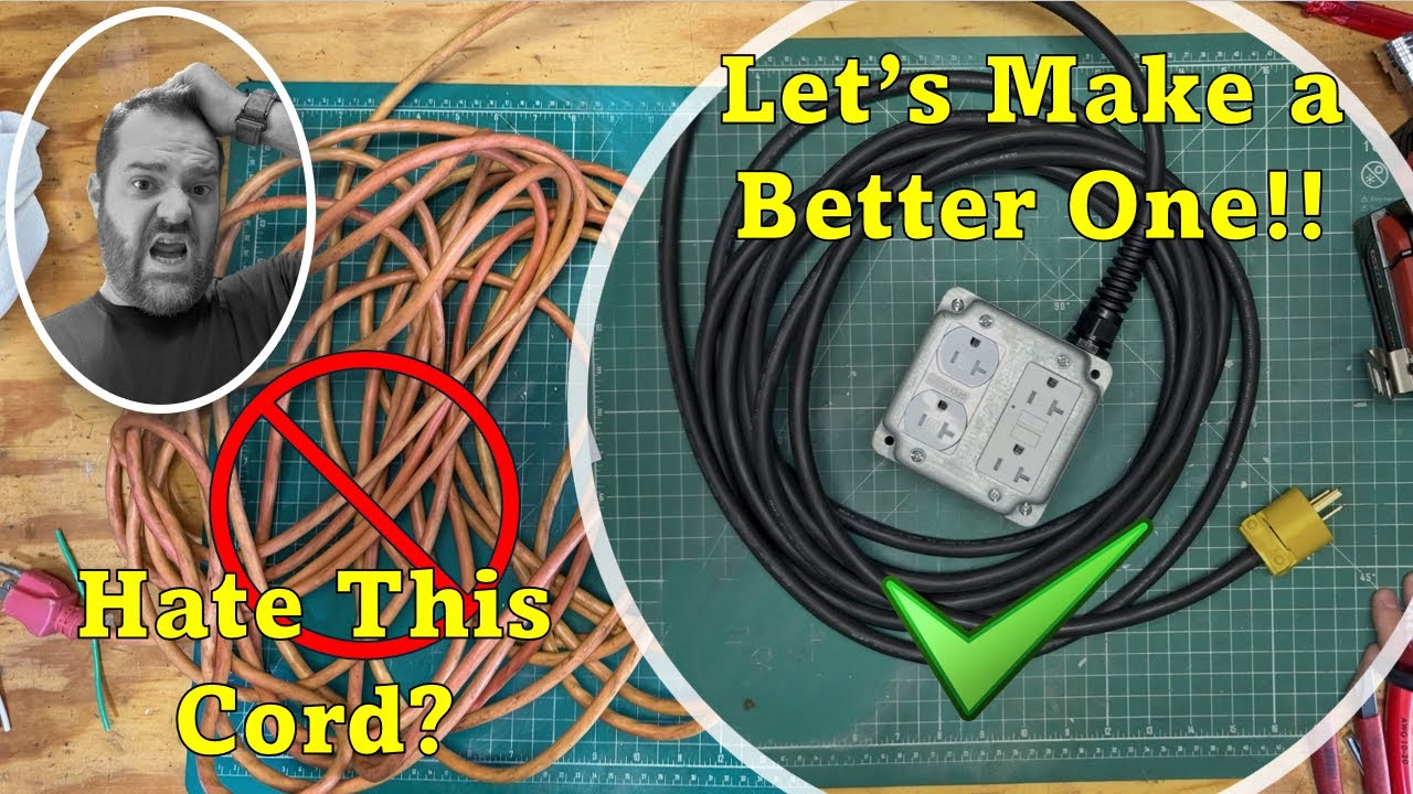 Make Your Own Heavy Duty Extension Cord: No More Cheap, Frustrating Cords!