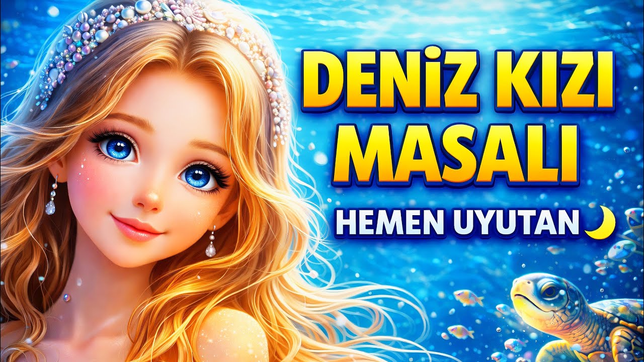 Deniz Kızı Masalı 🌊 Hemen Uyutan Uyku Masalı | Çocuklar İçin