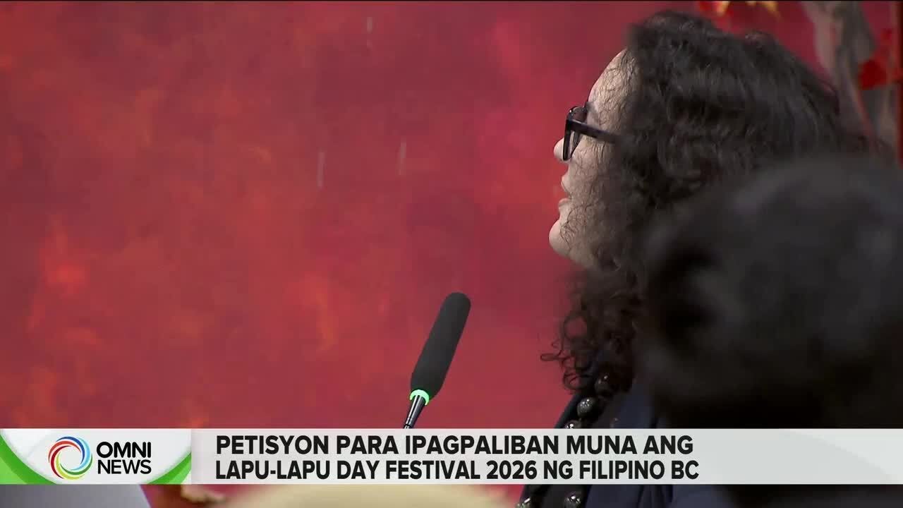 Petisyon para ipagpaliban ang Lapu-Lapu day festival 2026 ng Filipino BC | OMNI News Filipino