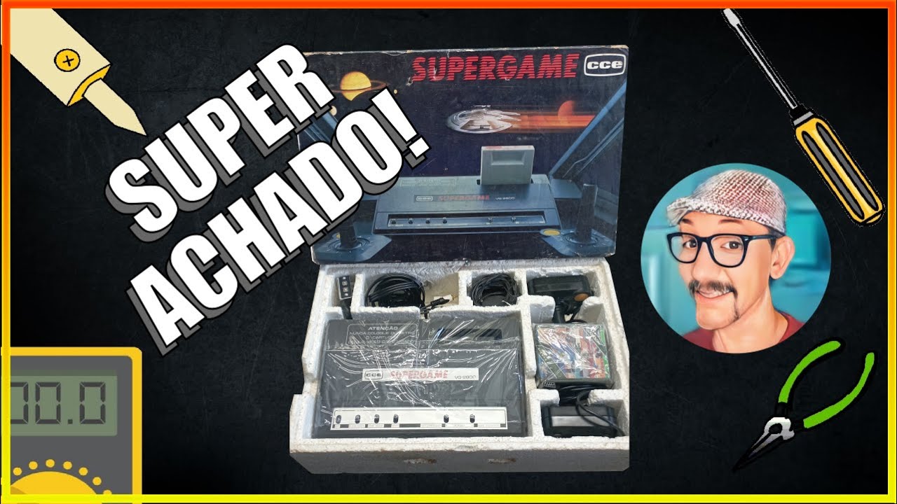 SUPERGAME CCE VG-2800 SUPER INTEIRO, NA CAIXA: AV MOD, NTSC E OUTRAS COISITCHAS