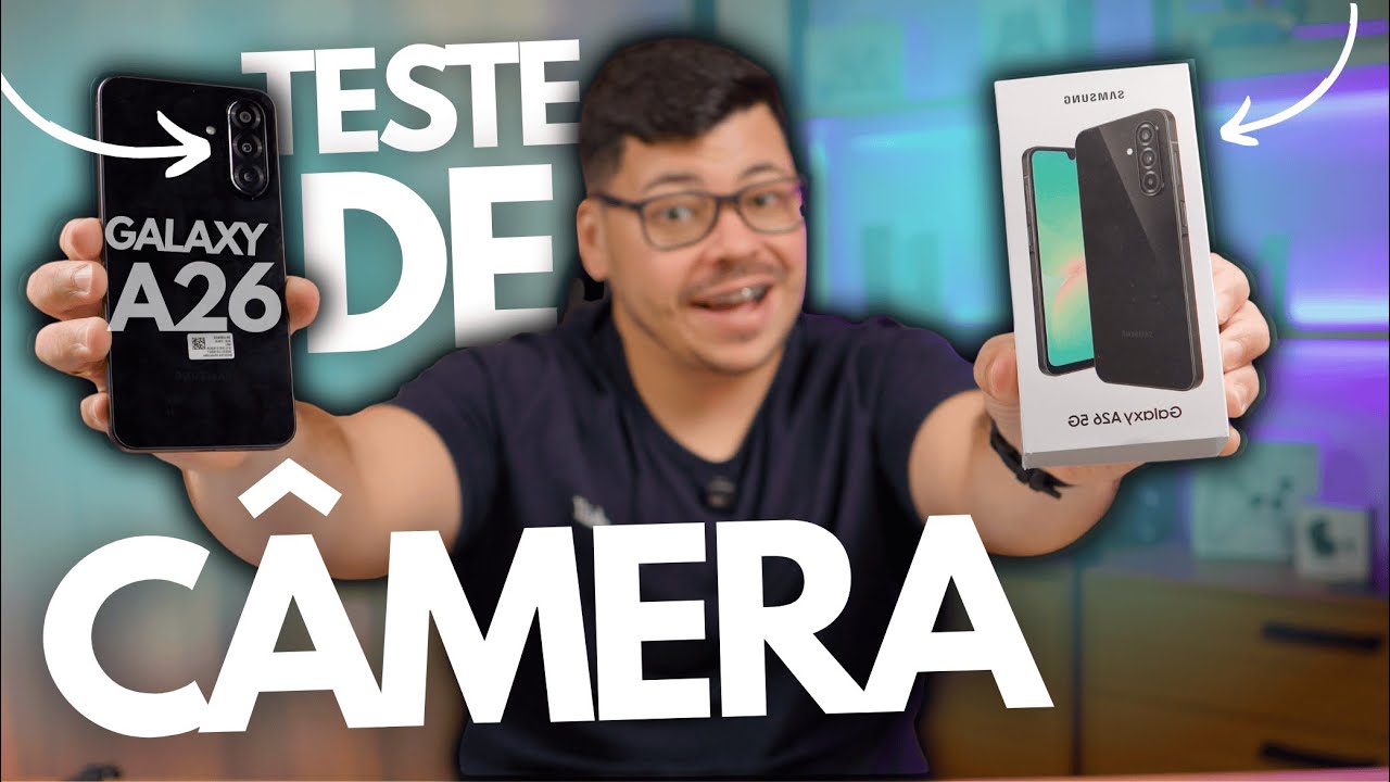 Samsung Galaxy A26: Teste de Câmeras em Detalhes! Fotos, Vídeos e Estabilização