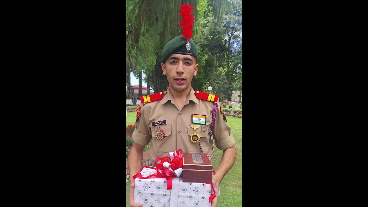 YEP(UK) Cadet : SUO Vinayak Thakur of 29 UK BN NCC Dehradun