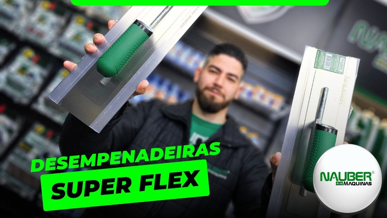 Conheça as Novas Desempenadeiras Nauber Super Flex