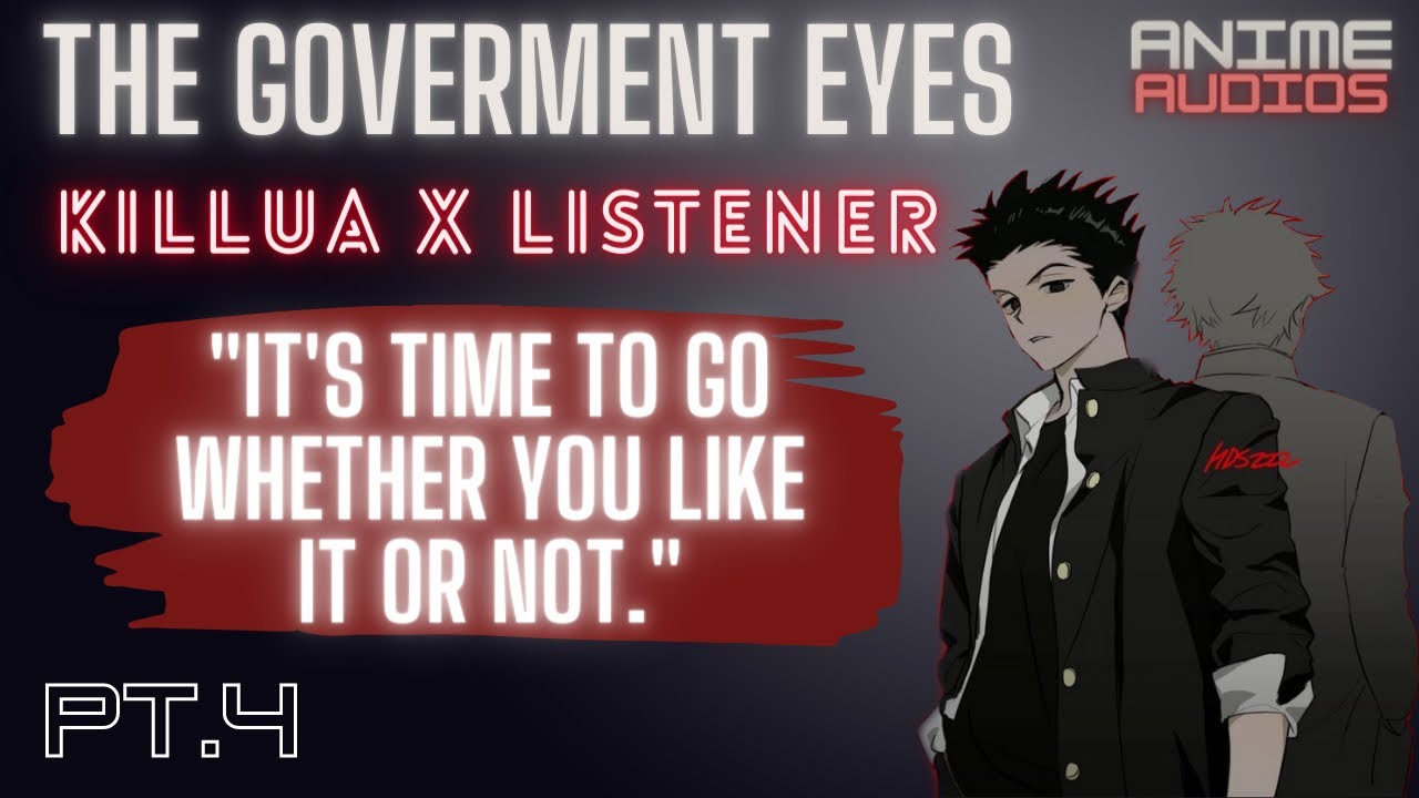 Time to go ll The governments eyes series ll Pt.4 ll killua x listener