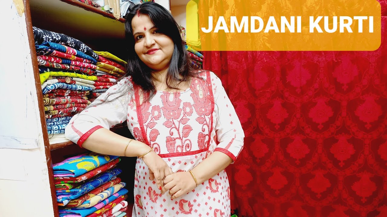 JAMDANI KURTI FOR WHOLESALE      9 8 3 6 0 0 5 9 5 0