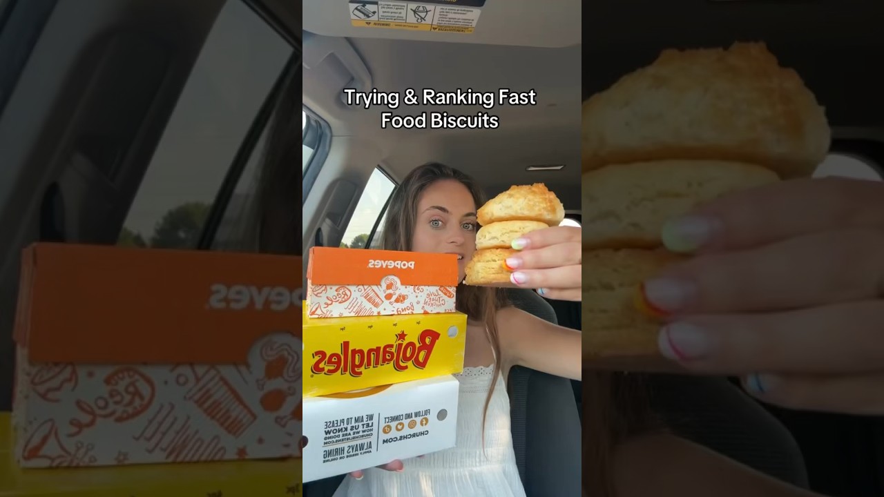 Trying & Ranking Fast Food Biscuits #biscuits #biscuit #popeyes #bojangles #churchschicken #foodie