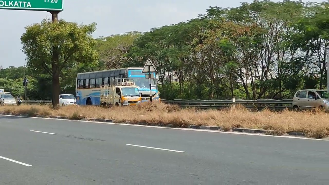 TNSTC Bus on Highway