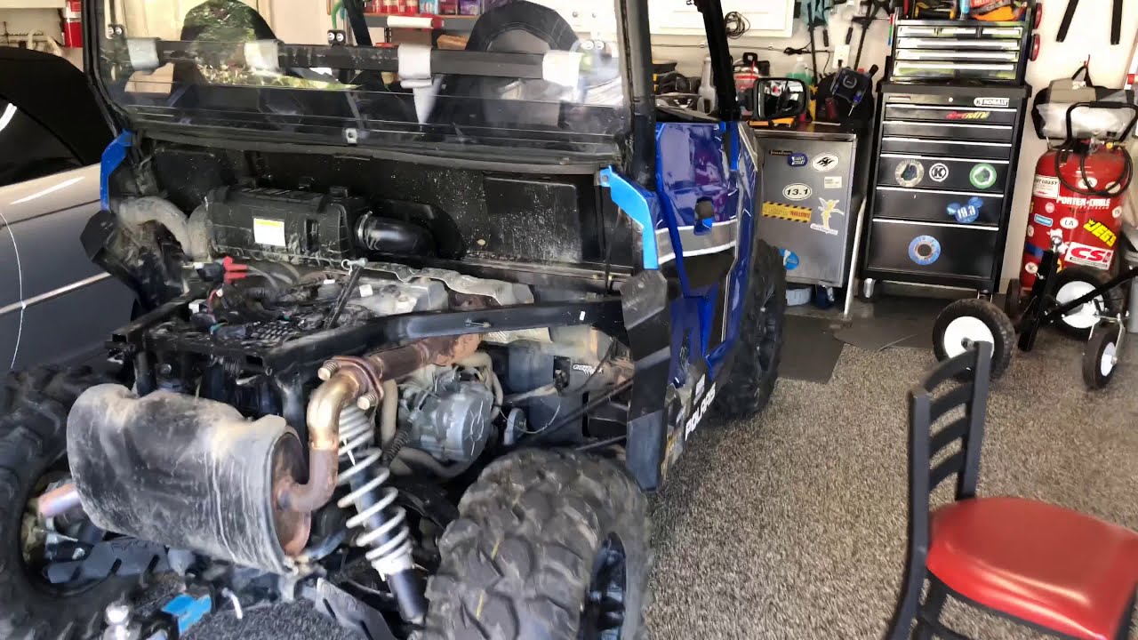 Polaris General - Finishing Rock LEDs and 40” Light Bar Install