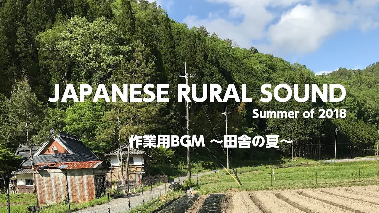 【作業用BGM】田舎の夏の音 Japanese rural sounds 環境音