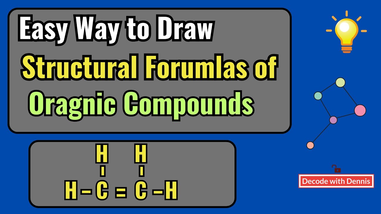 Draw Structural Formulas of Organic Compounds Easily!