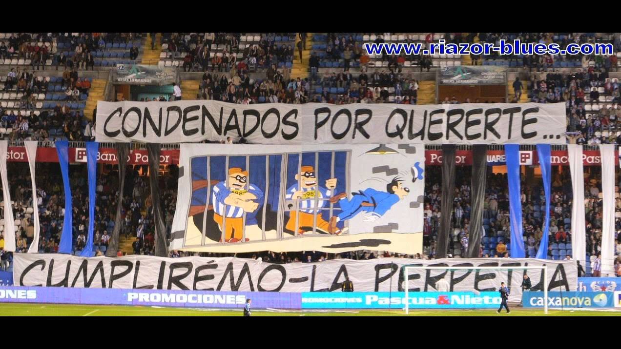 Los 20 mejores tifos de riazor blues