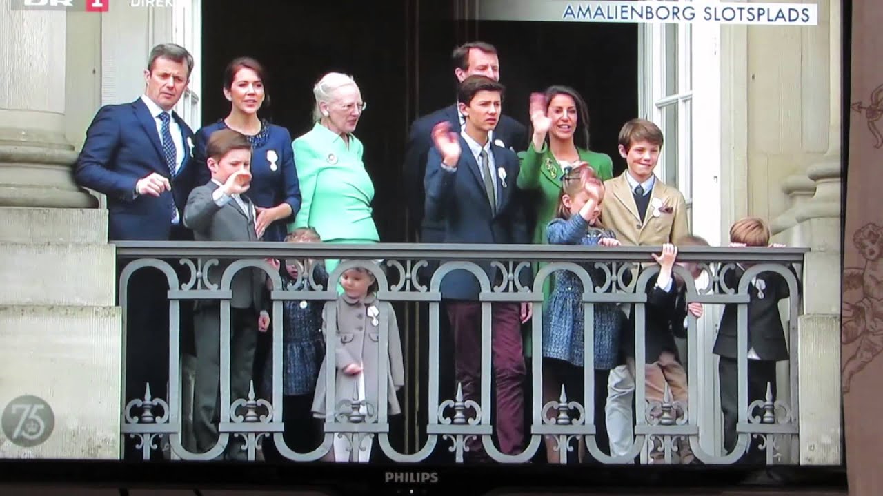 Dronning Margrethes 75 års fødselsdag...