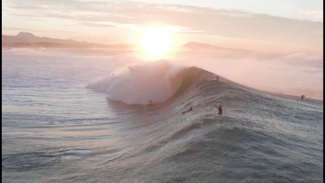 Avalanche vu du ciel - Guethary - 14 janvier 2020