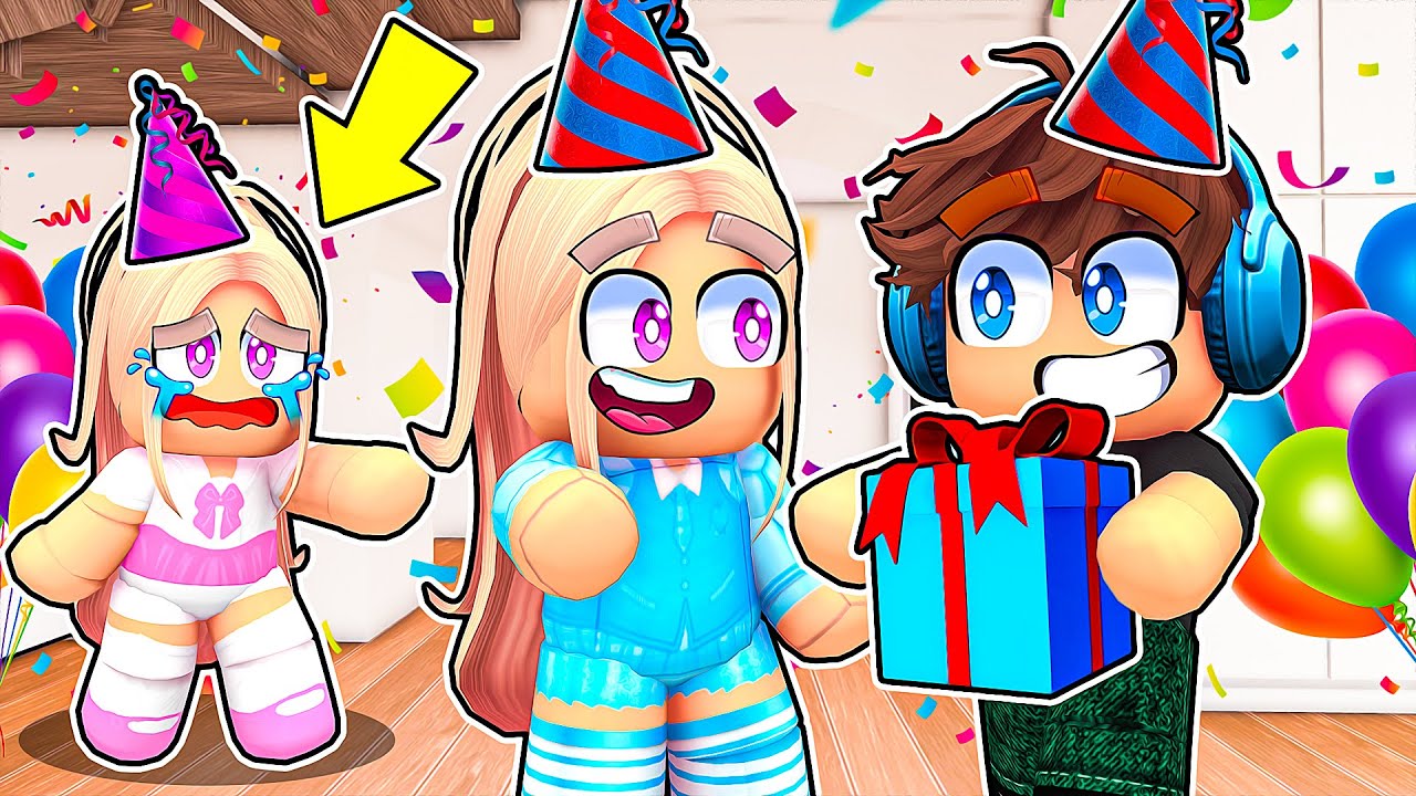 BLIŹNIACZKA ZEPSUŁA URODZINY MAŁEJ AMI na BERRY AVENUE w ROBLOX! 😭
