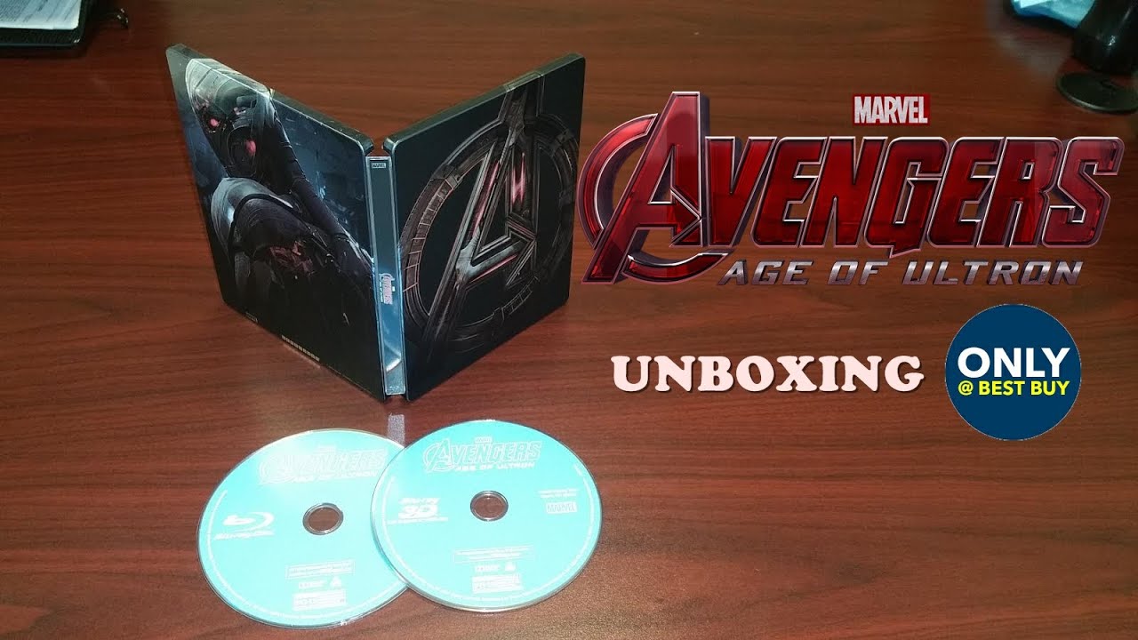 Unboxing The Avengers: Age of Ultron 3D Ultron Steelbook (Best Buy Exclusive)