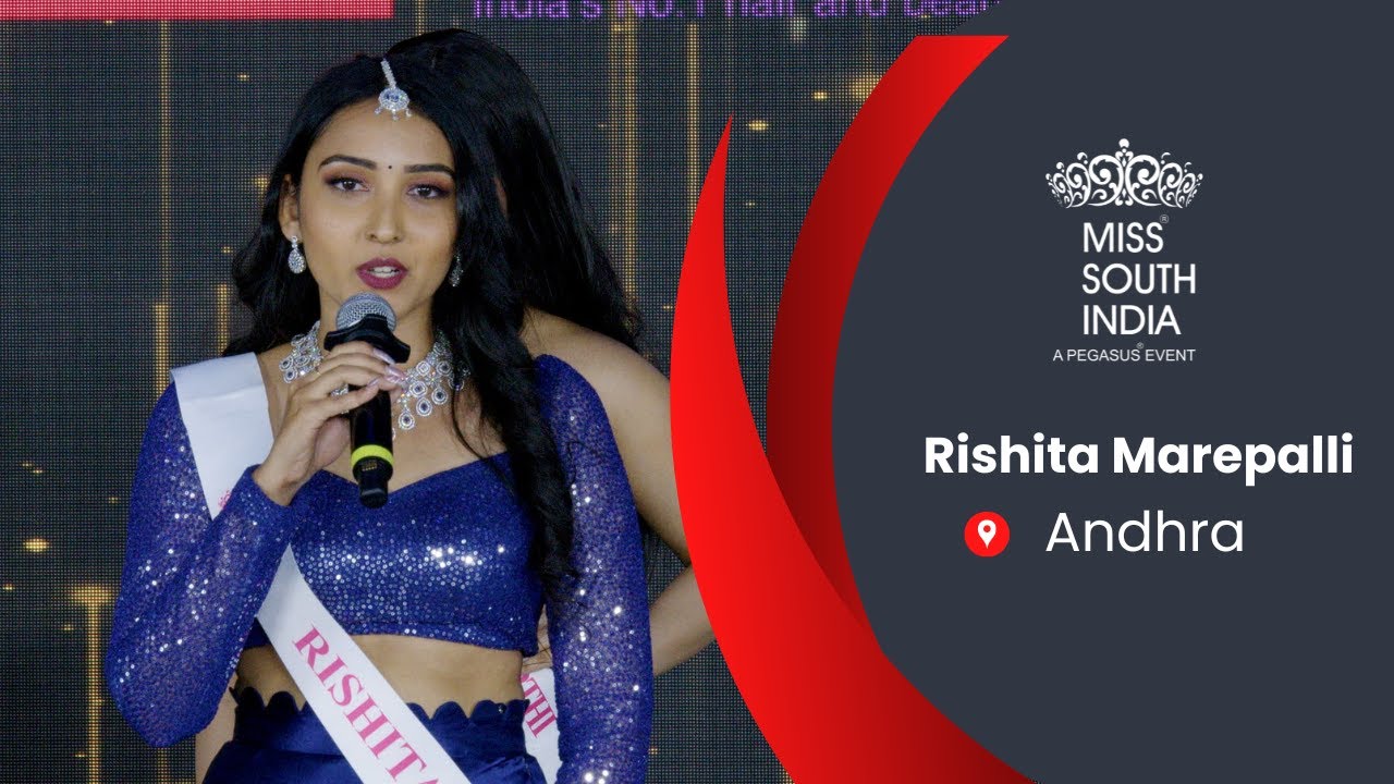 MISS SOUTH INDIA 2024 I INTRO ROUND | Rishita Marepalli  |