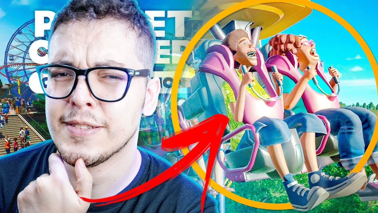Construi Um PARQUE DE DIVERSÕES Neste JOGO - Planet Coaster Console Edition