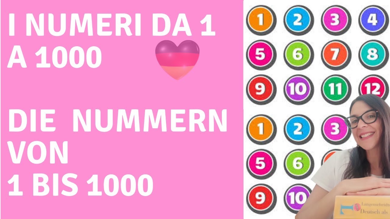 Corso di tedesco | I numeri da 1 a 1000
