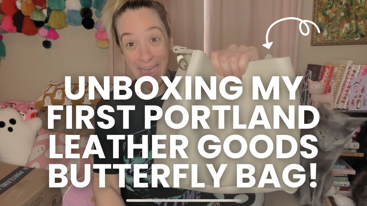 Распаковываю свою сумку Butterfly от Portland Leather Goods!