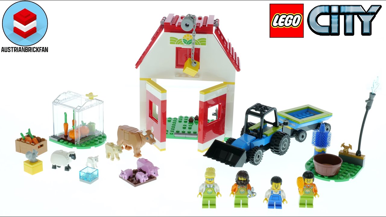 LEGO City 60346 «Сарай и ферма: животные» (скоростная сборка)