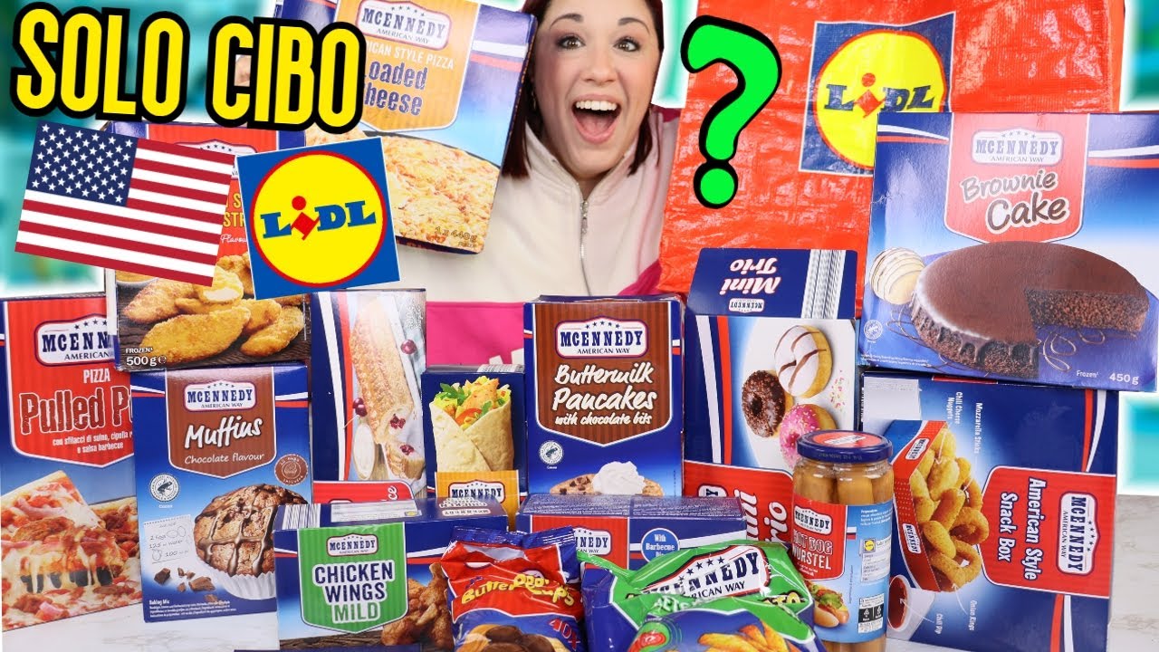 Ho COMPATO TUTTO il CIBO AMERICANO dell LIDL! SETTIMANA AMERICANA 2023