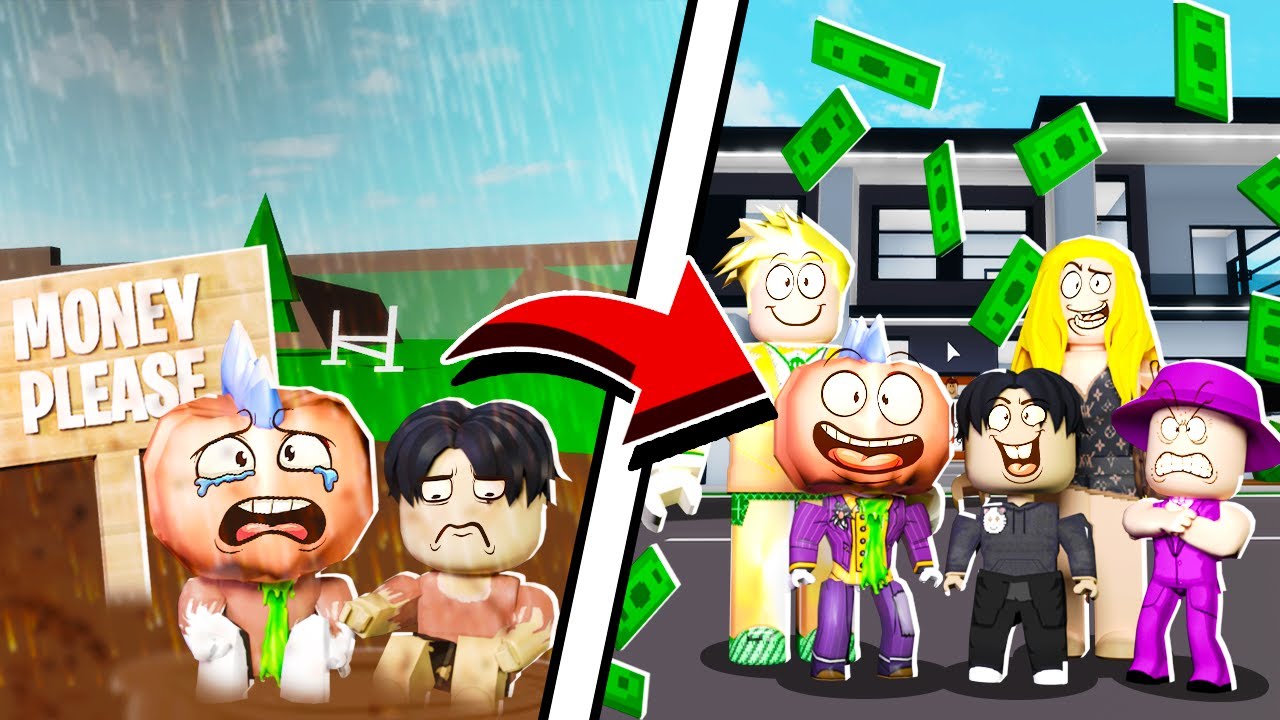 We Get Adopted By A Rich Family In Roblox Brookhaven RP
