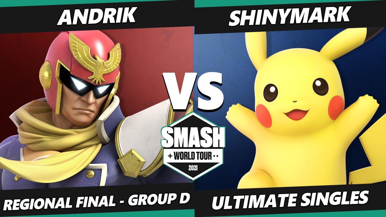 SWT CA RF Group D - Shinymark (Pikachu) Vs. Andrik (Captain Falcon) SSBU Ultimate Tournament